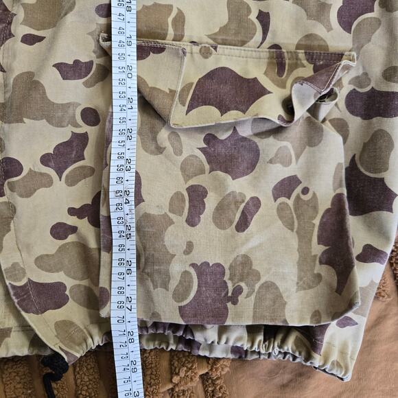 Fredericks Rainwear Mens Vtg 70s Streetwear Camo Outdoor Hunting Hooded Coat L - Picture 11 of 11
